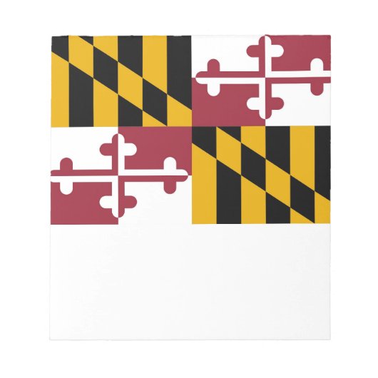 Notitieblok met vlag van de deelstaat Maryland (Voorkant)