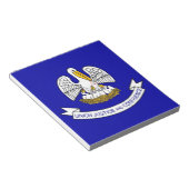 Notitieblok met vlag van de staat Louisiana (Schuin)