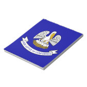 Notitieblok met vlag van de staat Louisiana (Linkerzijde)
