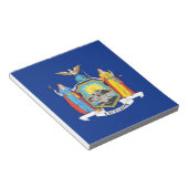 Notitieblok met vlag van de staat New York (Schuin)