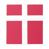 Notitieblok met vlag van Denemarken (Voorkant)