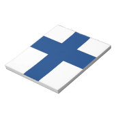 Notitieblok met vlag van Finland (Linkerzijde)