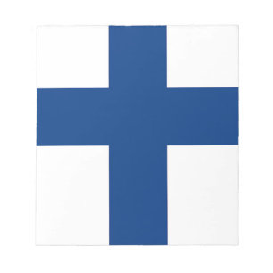 Notitieblok met vlag van Finland