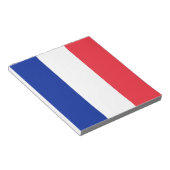 Notitieblok met vlag van Frankrijk (Schuin)