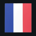 Notitieblok met vlag van Frankrijk<br><div class="desc">Voeg een vleugje Franse elegantie toe aan uw briefpapier collectie met ons exclusieve notitieblok met de vlag van Frankrijk! Dit notitieblok, dat met veel aandacht voor details wordt gemaakt, is meer dan alleen functioneel: het is een eerbetoon aan het Franse erfgoed en de nationale trots. Het gedurfde ontwerp toont met...</div>
