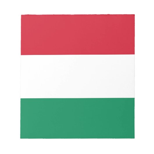 Notitieblok met vlag van Hongarije (Voorkant)