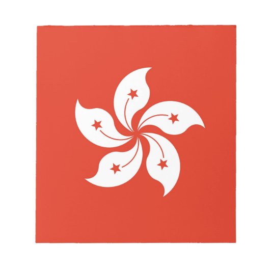 Notitieblok met vlag van Hongkong, China (Voorkant)
