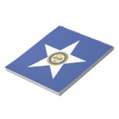 Notitieblok met vlag van Houston City, Verenigde S (Linkerzijde)
