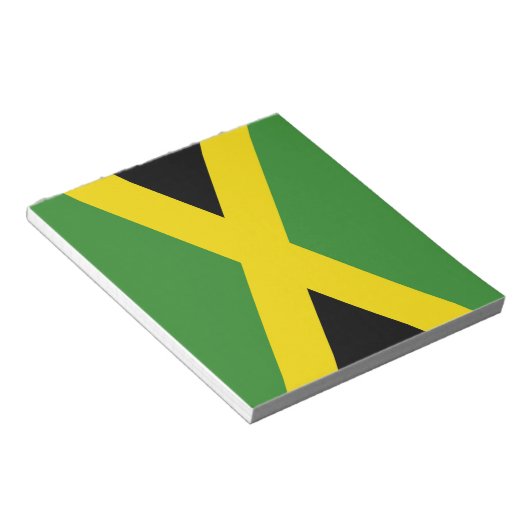 Notitieblok met vlag van Jamaica (Schuin)