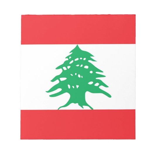 Notitieblok met vlag van Libanon (Voorkant)