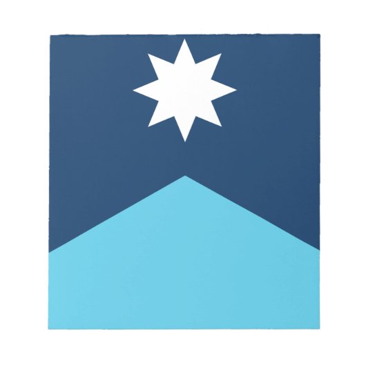 Notitieblok met vlag van Minnesota, VS (Voorkant)