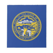 Notitieblok met vlag van Nebraska (Voorkant)