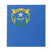 Notitieblok met vlag van Nevada (Voorkant)