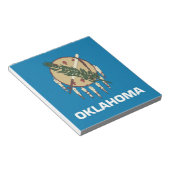Notitieblok met vlag van Oklahoma State (Schuin)