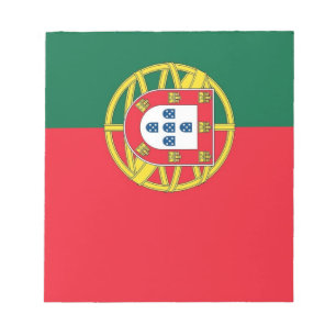 Notitieblok met vlag van Portugal
