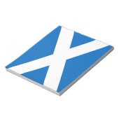 Notitieblok met vlag van Schotland (Linkerzijde)