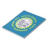 Notitieblok met vlag van South Dakota (Linkerzijde)