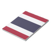 Notitieblok met vlag van Thailand (Linkerzijde)