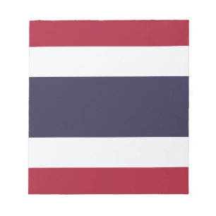Notitieblok met vlag van Thailand