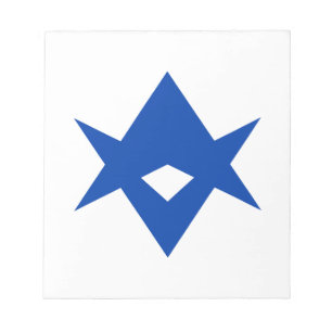 Notitieblok met vlag van Toyota City, Japan