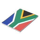 Notitieblok met vlag van Zuid-Afrika (Linkerzijde)