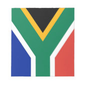 Notitieblok met vlag van Zuid-Afrika (Voorkant)