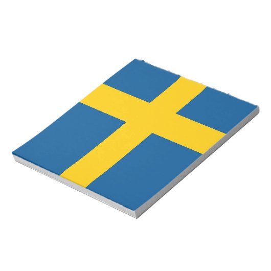 Notitieblok met vlag van Zweden (Linkerzijde)