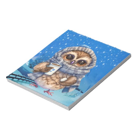 Notitieblok met warme chocolade (Linkerzijde)