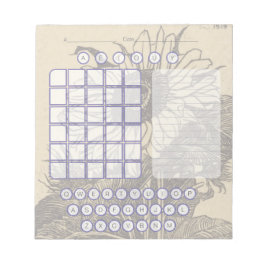 Notitieblok met woordspeling - Zonnebloem