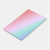 Notitieblok met zachte penseelstreken post-it® notes (Schuin)