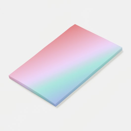 Notitieblok met zachte penseelstreken post-it® notes (Schuin)