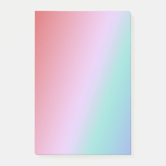 Notitieblok met zachte penseelstreken post-it® notes (Voorkant)