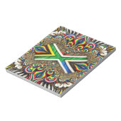 Notitieblok met Zuid-Afrikaanse kleuren Modern Des (Linkerzijde)