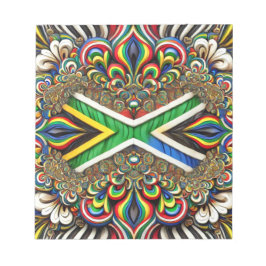 Notitieblok met Zuid-Afrikaanse kleuren Modern Des