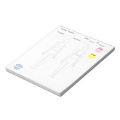 Notitieblok naaigarnaal (Linkerzijde)