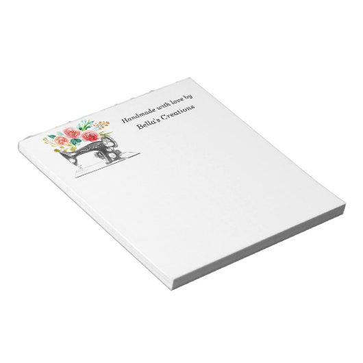 Notitieblok naaimachine quilter Dressmaker (Schuin)