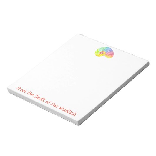 Notitieblok Nautilus (Linkerzijde)