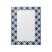 Notitieblok Navy Gingham (Linkerzijde)