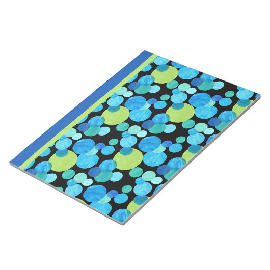 Notitieblok of Jotter, Blauwe Moons Patroon (Schuin)