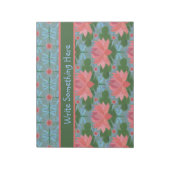 Notitieblok of otter van waterlippen en libellen (Linkerzijde)