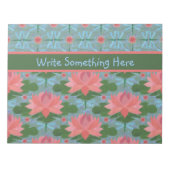 Notitieblok of otter van waterlippen en libellen (Voorkant)