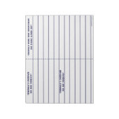 notitieblok "om te doen, om te zijn" (blauw) (Linkerzijde)