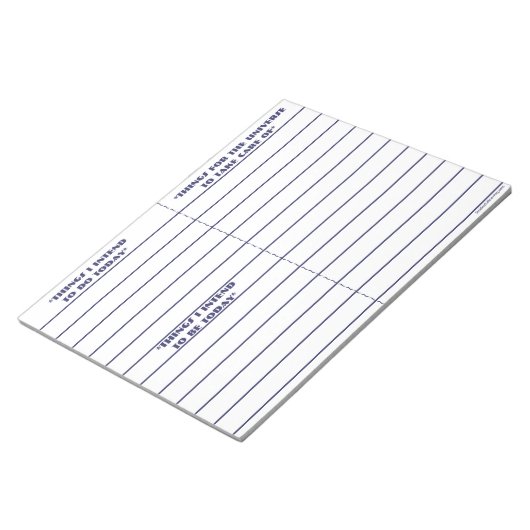 notitieblok "om te doen, om te zijn" (blauw) (Schuin)