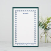 Notitieblok- Ontwerp 10 Briefpapier (Staand voorkant)