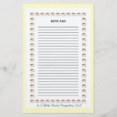 Notitieblok- Ontwerp 1 Briefpapier (Voorkant)