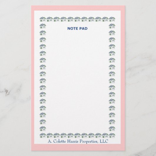 Notitieblok- Ontwerp 8 Briefpapier (Voorkant)