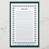 Notitieblok- Ontwerp 9 Briefpapier (Voorkant)