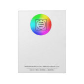 Notitieblok op letterformaat 8,5x11 met eigen logo (Linkerzijde)