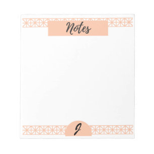 Notitieblok: Opmerkingen (monogrammed) Notitieblok