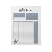 Notitieblok Ordervorm (Linkerzijde)
